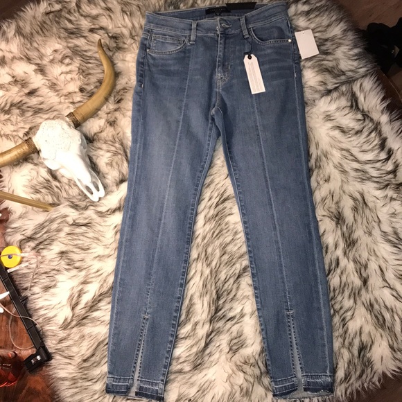 NWT Anthropologie Sanctuary Robbie Skinny Jean Mid Rise Slit Front - Picture 5 of 6